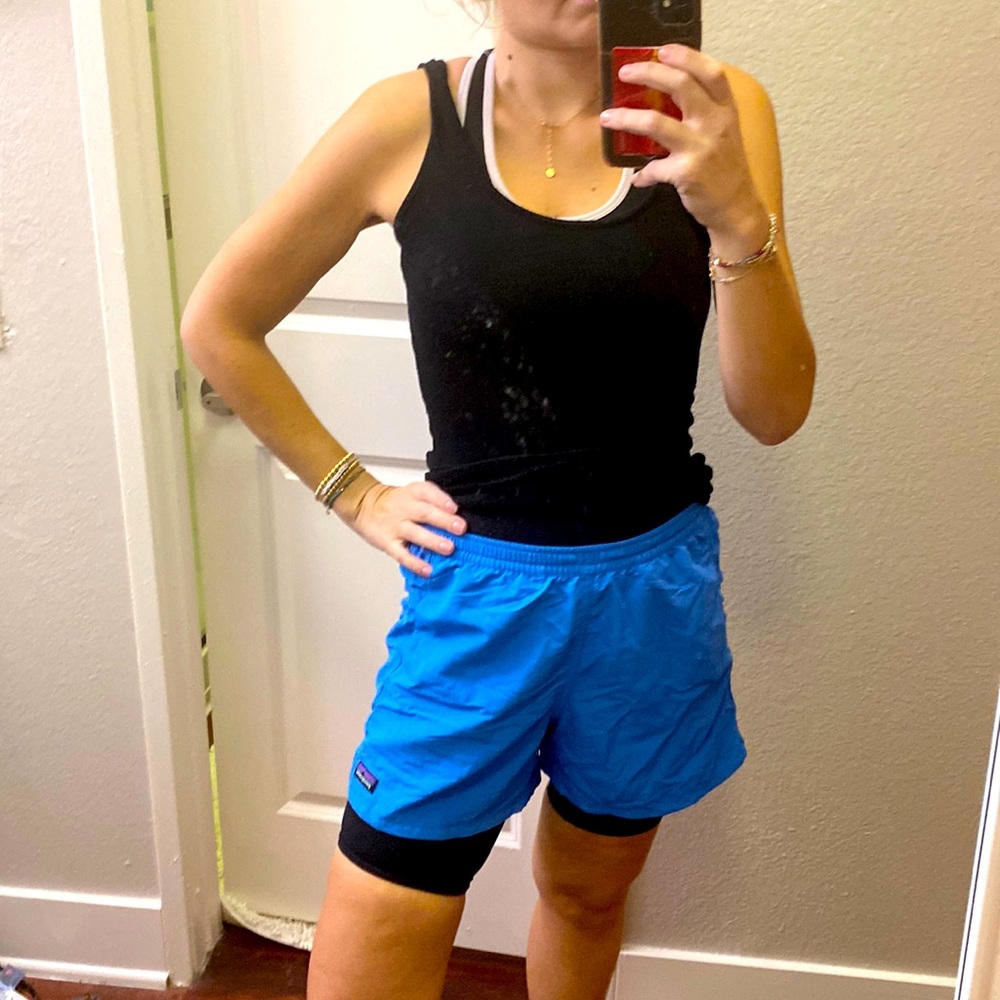 Patagonia baggies shorts - size medium blue size small black  size medium yellow